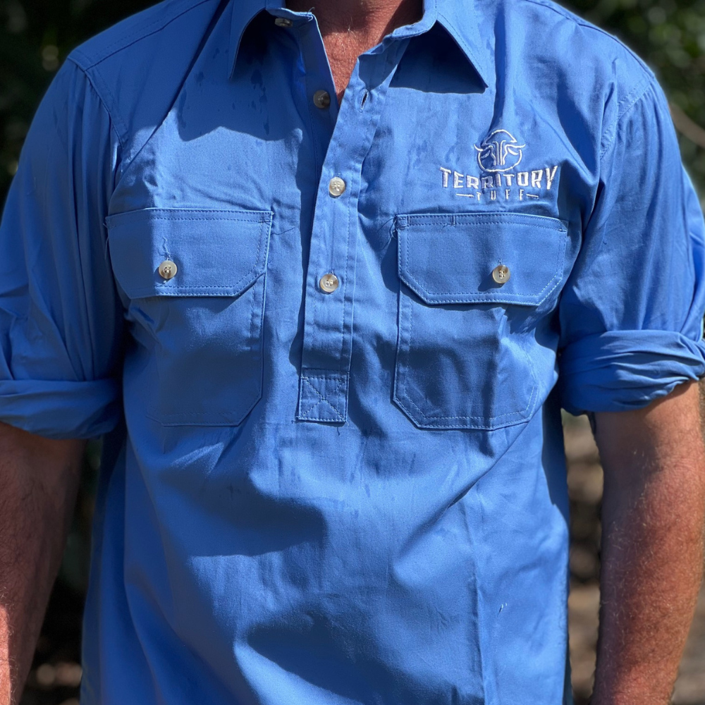 Territory Work Shirt - Light Blue Limited