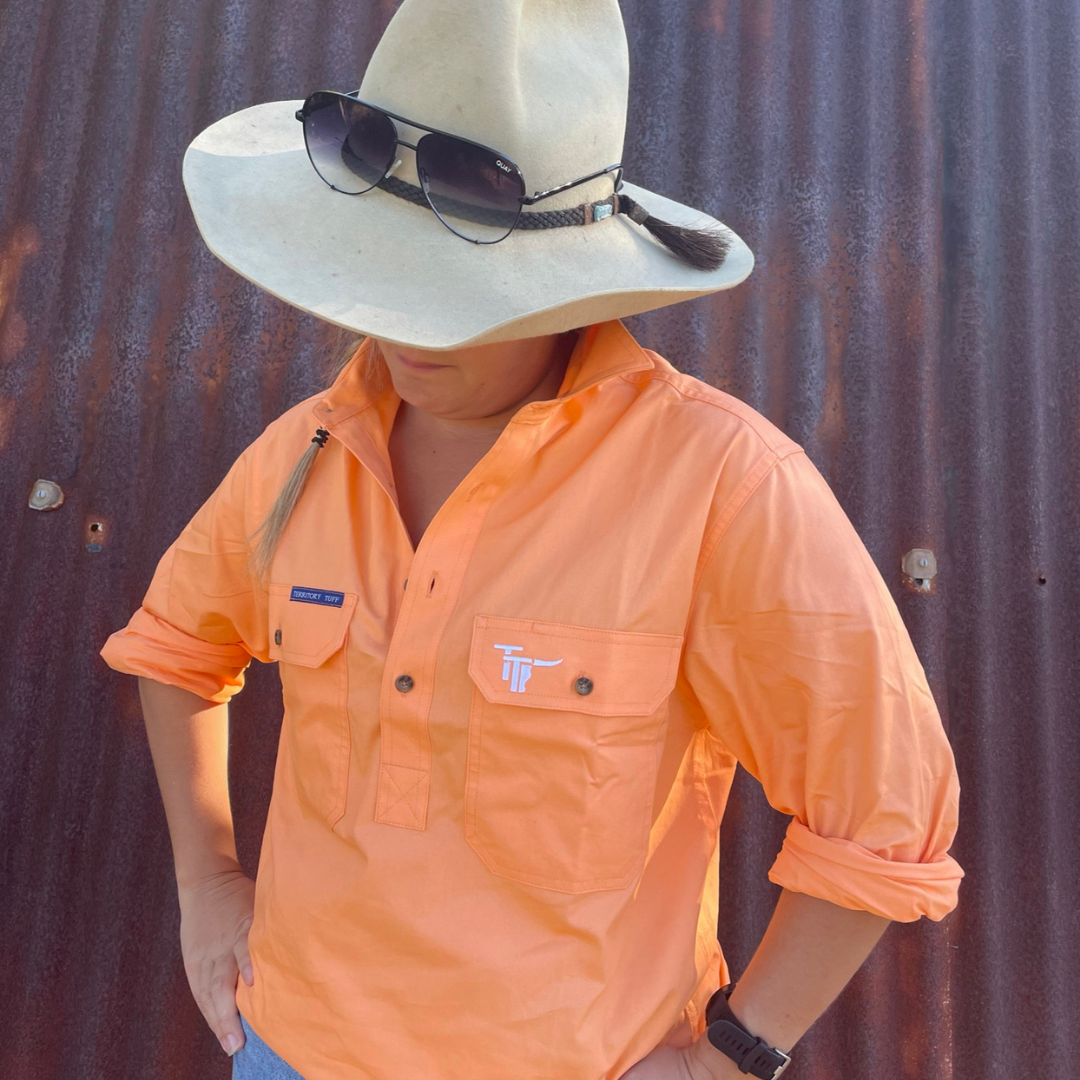 Elliot Work Shirt Coral