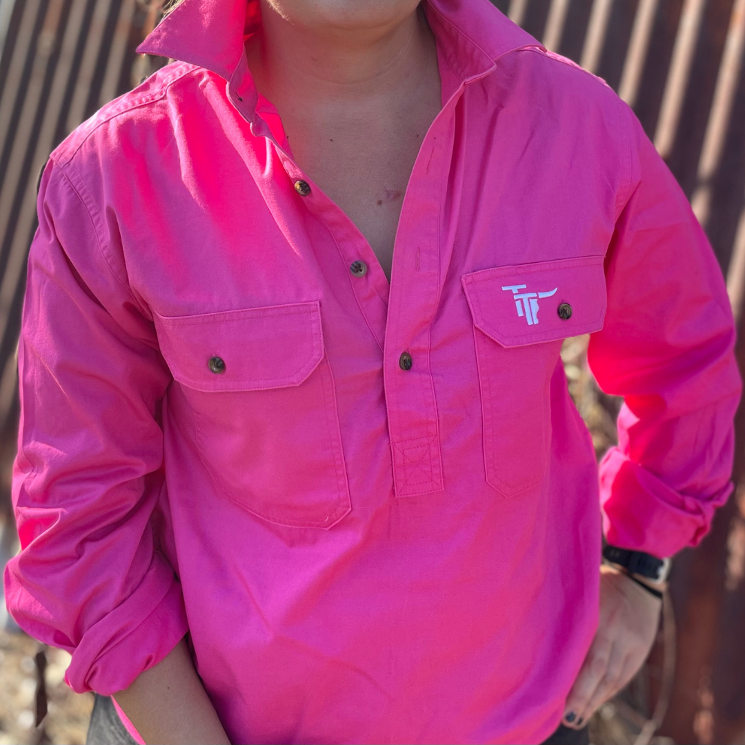 Territory Work Shirt Pink