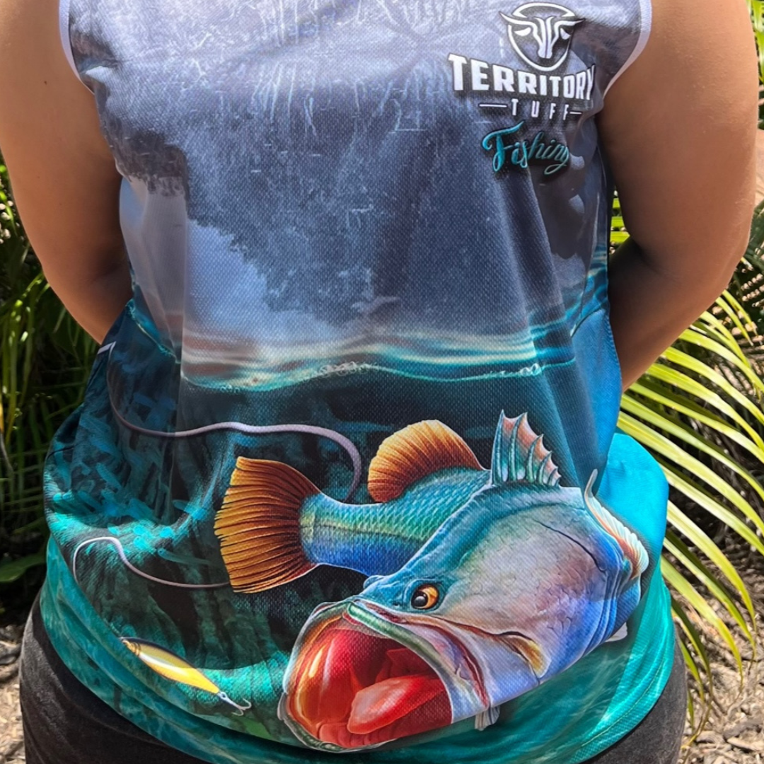 Singlets Fish Territory Tuff Fishing Singlet