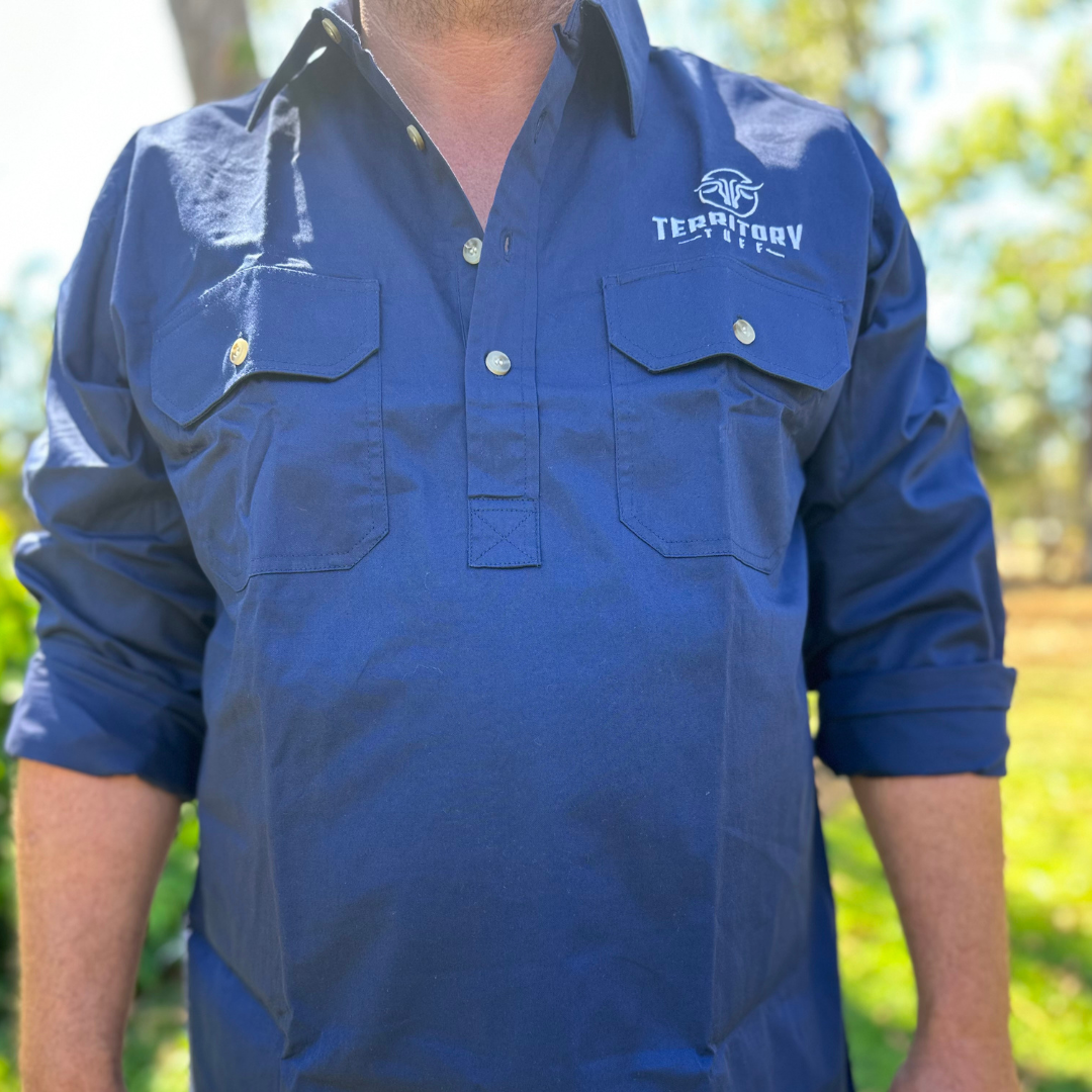 Territory Work Shirt - Navy Limited