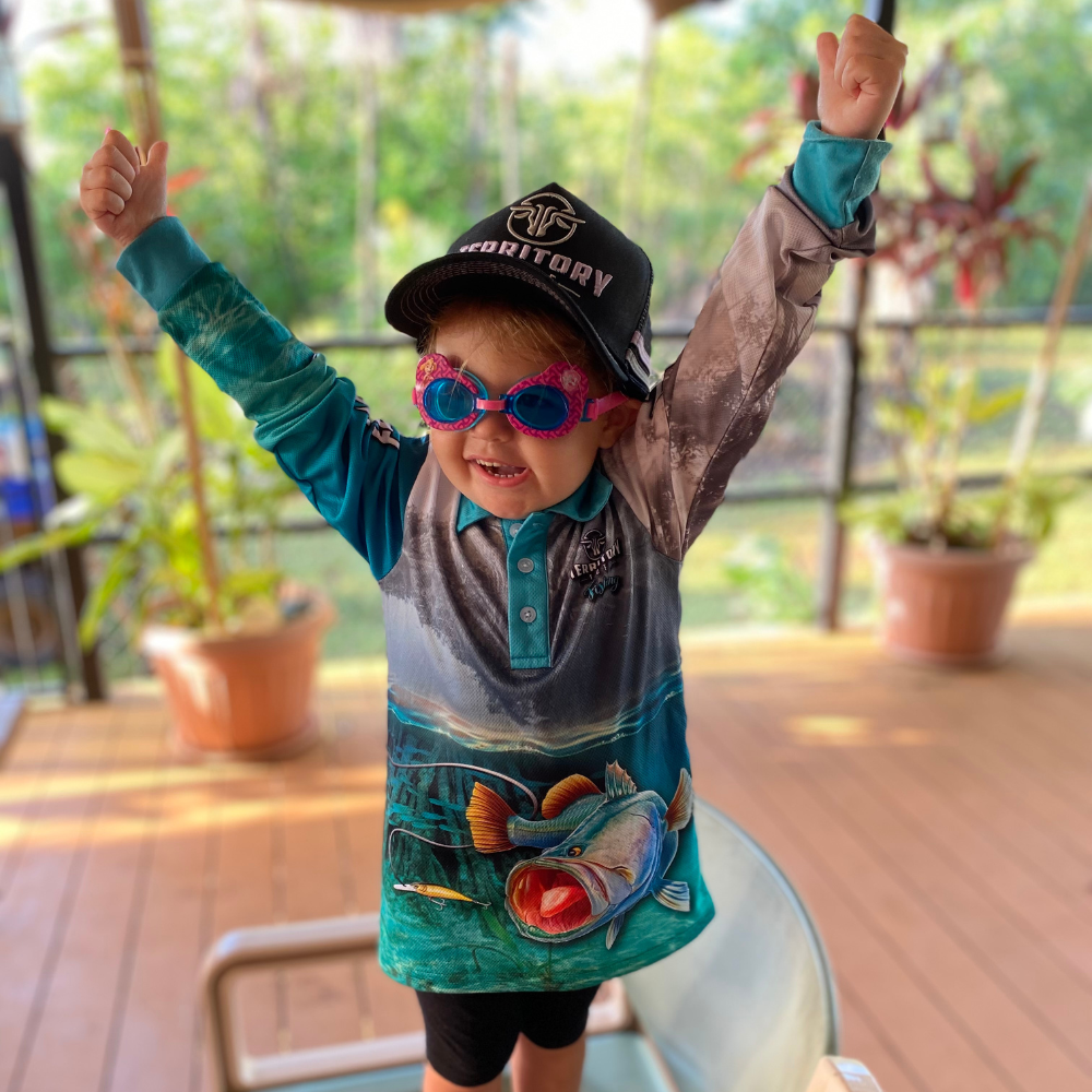 Territory Tuff Fishing Shirt - Kids