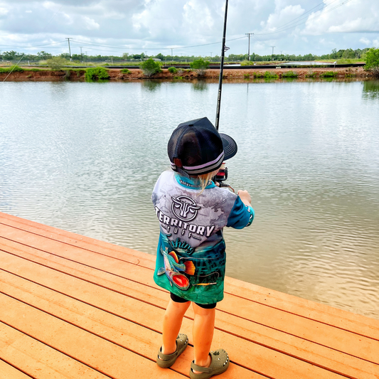 Territory Tuff Fishing Shirt - Kids