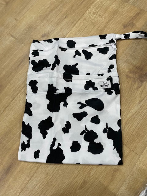 Cow Hide Nappy & Wet Bag Set